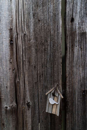 External details of an old working shed for agriculture, Italy