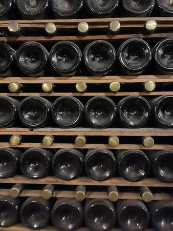 Artisanal wine aging, Parma Italy. High quality photo