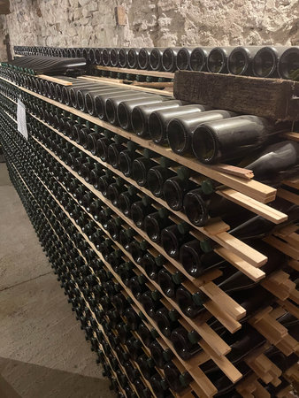 Artisanal wine aging, Parma Italy. High quality photo