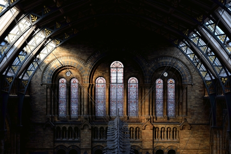 Interior of an old building in London, United Kingdomのeditorial素材