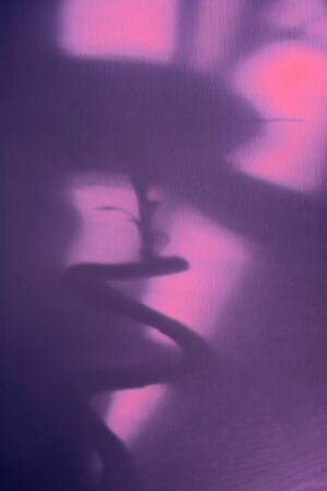 shadow and lighting on abstract backgroundの写真素材