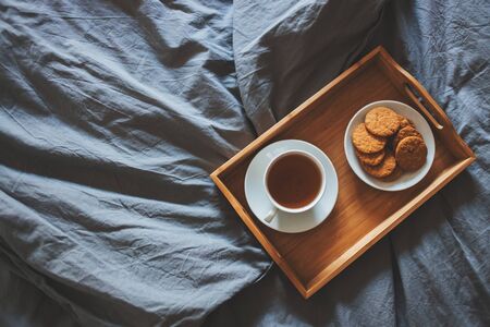 Morning Breakfast in the bed