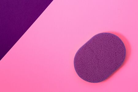 Cosmetic sponge on backgroundの写真素材