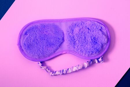 Sleeping mask, isolated on whiteの写真素材
