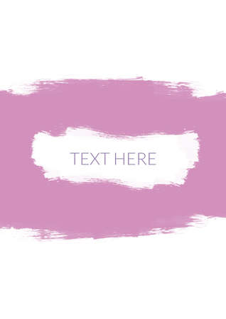 Horizontal white brushstroke over pastel pink paint. Background for post about beauty. Design idea for a laconic cover for the fashion industry.の写真素材