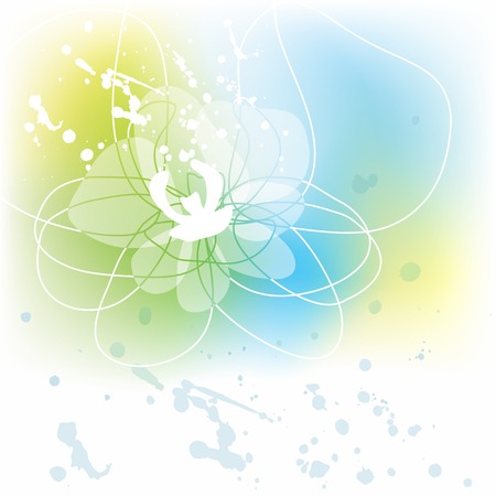 White orchid backgroundのイラスト素材