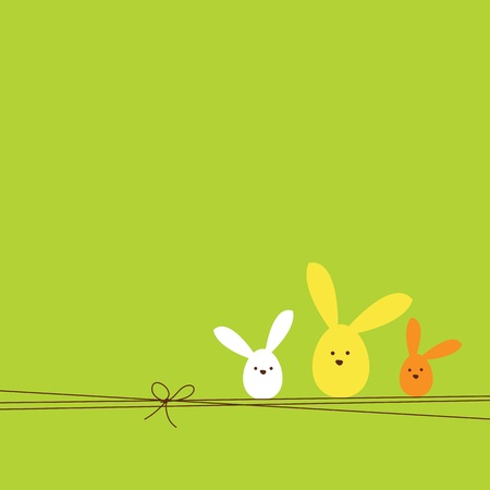 Easter card with copy spaceのイラスト素材