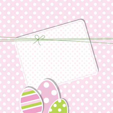 Easter card with copy spaceのイラスト素材