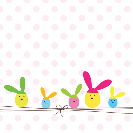 Easter card with copy spaceのイラスト素材