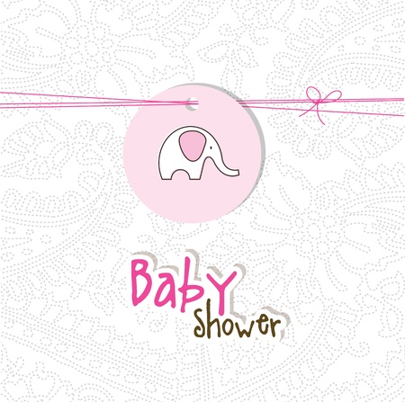 Baby arrival cardのイラスト素材