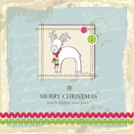 Christmas card with copy spaceのイラスト素材