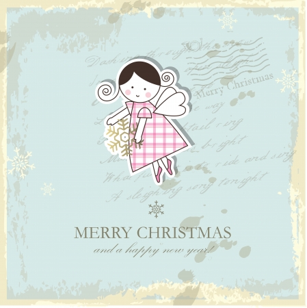Christmas card with copy spaceのイラスト素材
