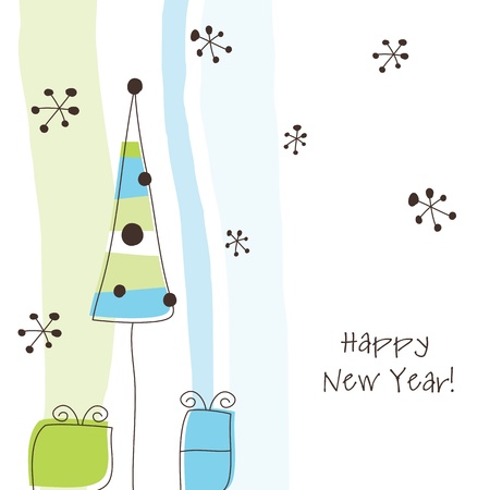 New year s card のイラスト素材