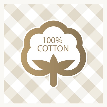 Cotton labelのイラスト素材