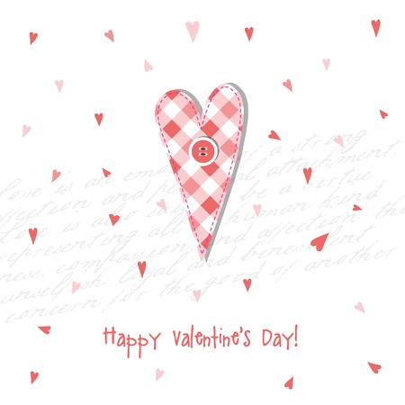 Valentine card with copy spaceのイラスト素材