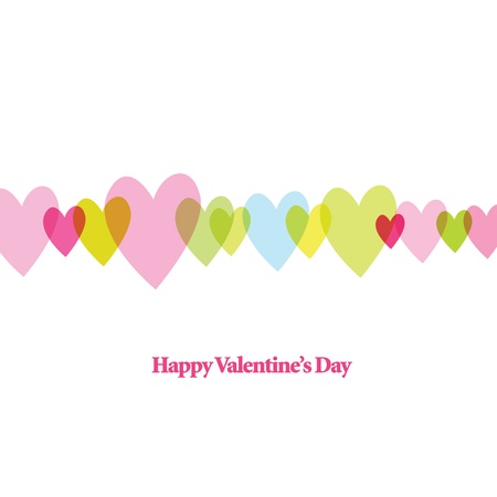 Valentine card with copy spaceのイラスト素材