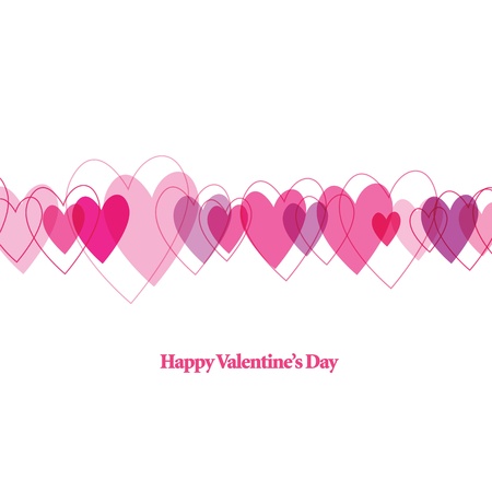 Valentine card with copy spaceのイラスト素材