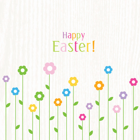 Easter card - greeting card with copy spaceのイラスト素材