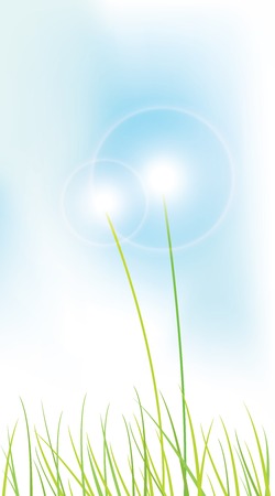 Nature background with copy spaceのイラスト素材