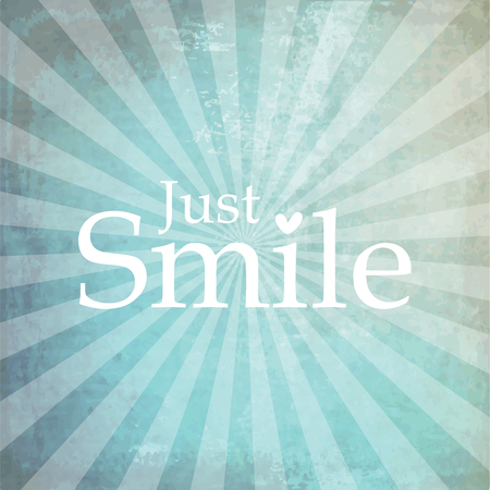 Just smile - design elementのイラスト素材