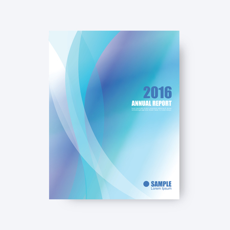 Annual report cover, brochure templateのイラスト素材