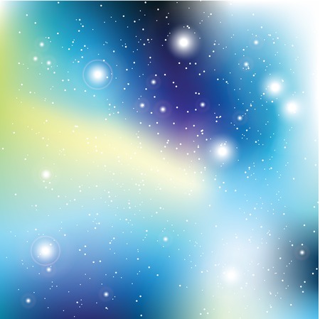 Universe with stars. Matrix of glowing stars. Space background.のイラスト素材