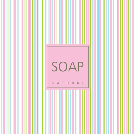 Background for natural handmade soapのイラスト素材