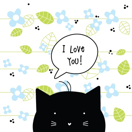 Valentine's card with copy space. Template. Graphic design element.のイラスト素材