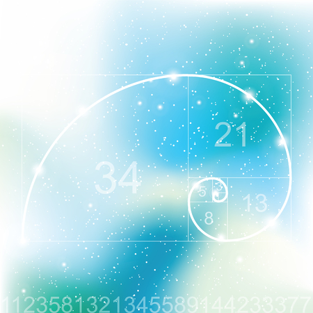 Universe with stars. Matrix of glowing stars. Space background.のイラスト素材