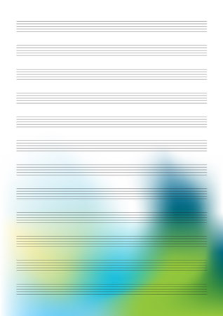 Melody note template. Colorful Abstract background.のイラスト素材