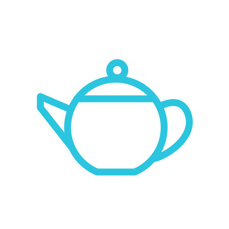Teapot, From blue icon set.のイラスト素材