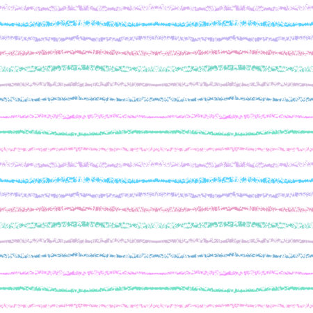 Crayon hand drawn lines seamless pattern textureのイラスト素材