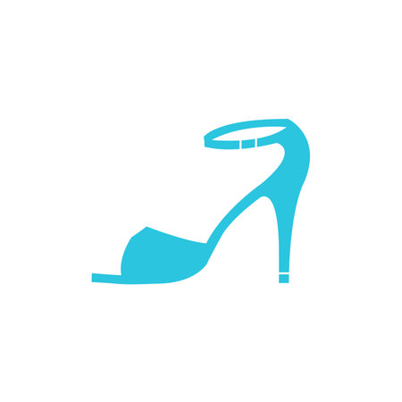 Tango shoe icon.  Isolated on white background. From blue icon set.のイラスト素材