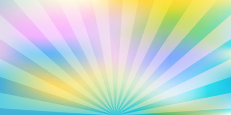 Morning Radiance Sun Beam background bannerのイラスト素材