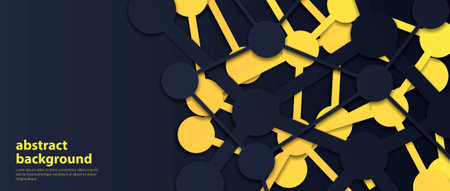 Abstract background with hexagons. Vector illustration for design. Eps10のイラスト素材