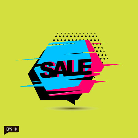 Sale banner template design, Big sale special offer. vector illustration.のイラスト素材