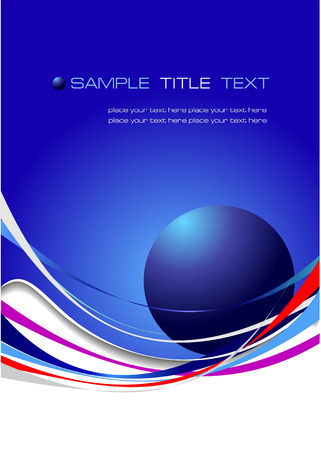 Blue abstract background. Vector illustrationのイラスト素材