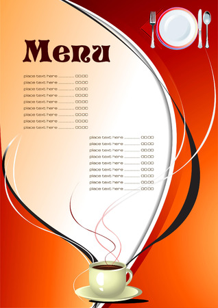Restaurant (cafe) menu. Vector illustrationのイラスト素材