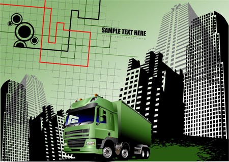 Abstract urban grunge background.  のイラスト素材