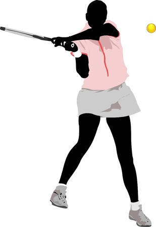 Tennis playerのイラスト素材