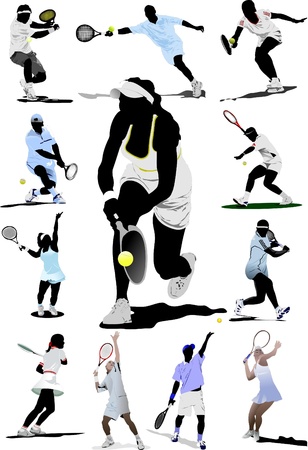 Tennis playerのイラスト素材