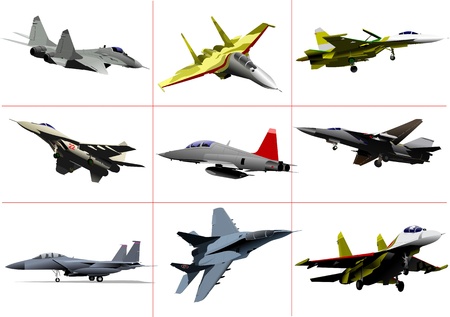 Air force team. Vector illustrationのイラスト素材