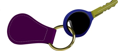 Keyl isolated over white background のイラスト素材