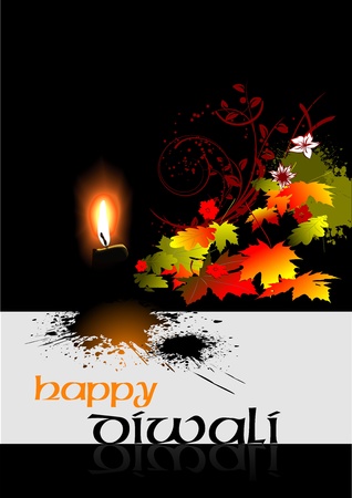 Diwali Greeting. Vector illustrationのイラスト素材