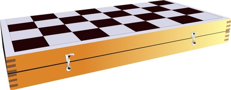 Chessboard without chess piece  Vector illustration のイラスト素材