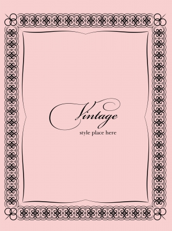 Vector frame with sample text. のイラスト素材