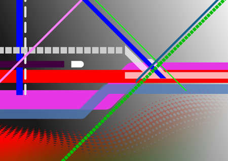 Abstract colored background. Russian avant-garde styleのイラスト素材
