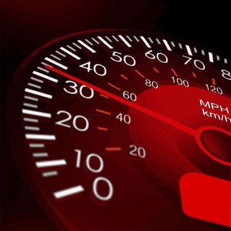 sport car speedometer. vector illustration