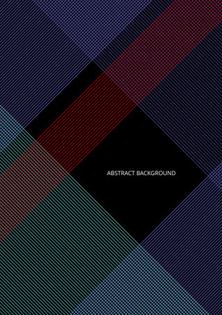 Abstract color lines background in vector format. Simple backdrop design with thin line.のイラスト素材