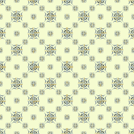 geometric objects on a light background seamless pattern